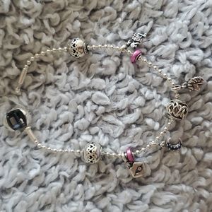 Pandora essence bracelet with charm set